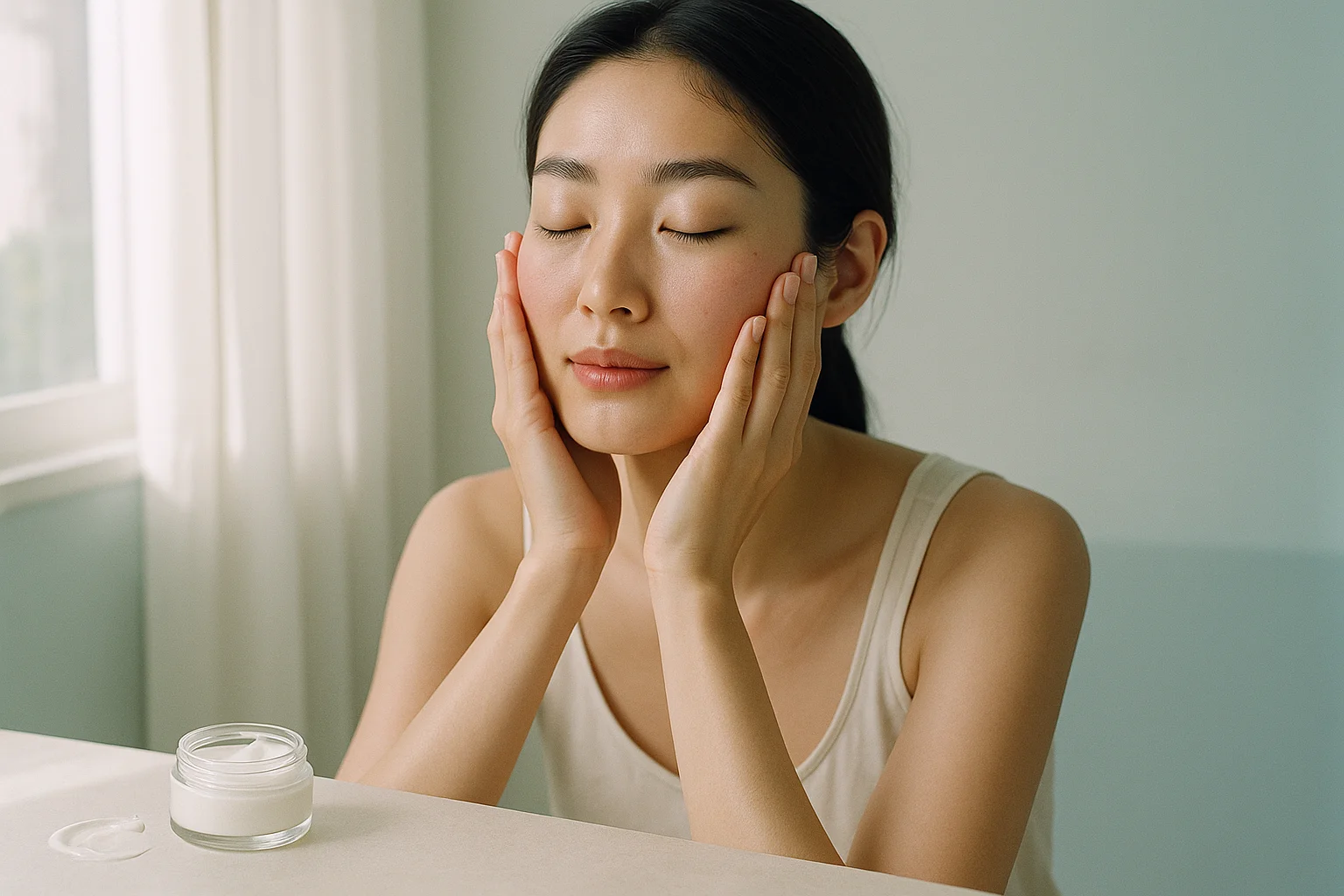 울쎄라 시술 후 회복 가이드 — 시기별 홈케어 · 에디토리얼 이미지