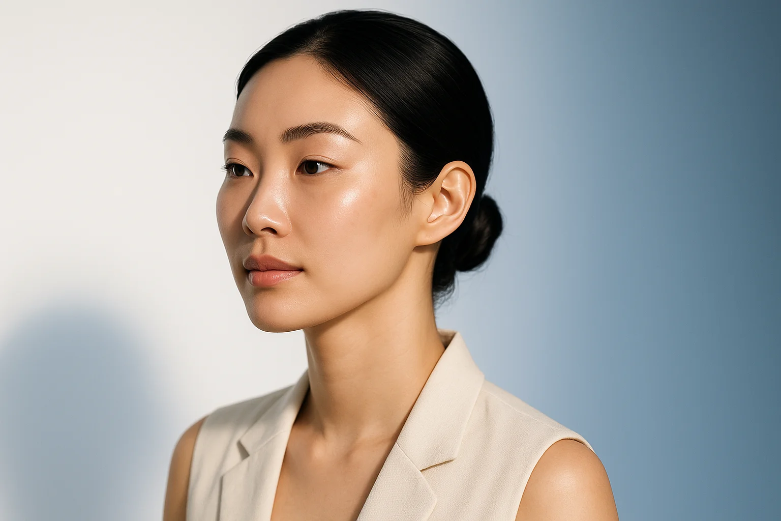 입꼬리 보톡스 원리와 효과, 지속 기간·회복까지 정리 · 에디토리얼 이미지